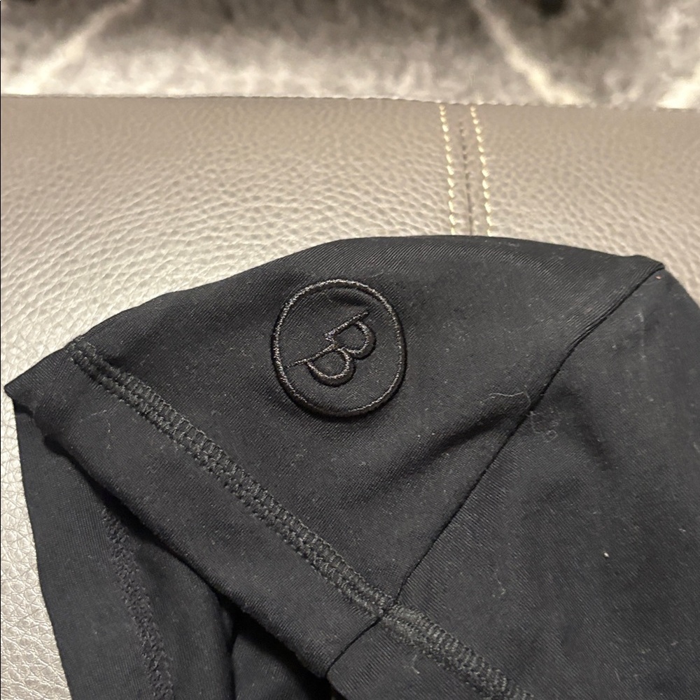 Women's Midnight Black Zip-Up Hoodie - Picture 6 of 7